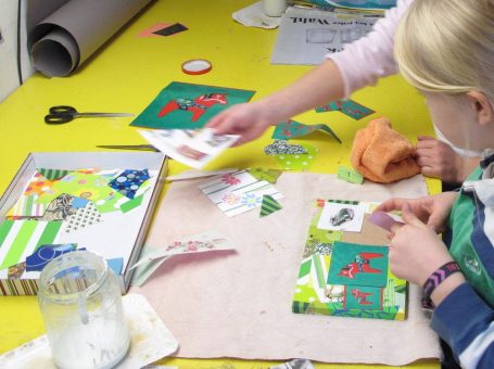 Kreativer Kindergeburtstag | Upcycling mit Papier bei MöbelVerrückt