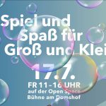 Spiel & Spaß für Groß und Klein / Familientag auf dem Domshof