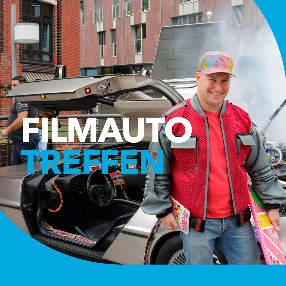 Filmauto-Treffen auf dem Überseeboulevard